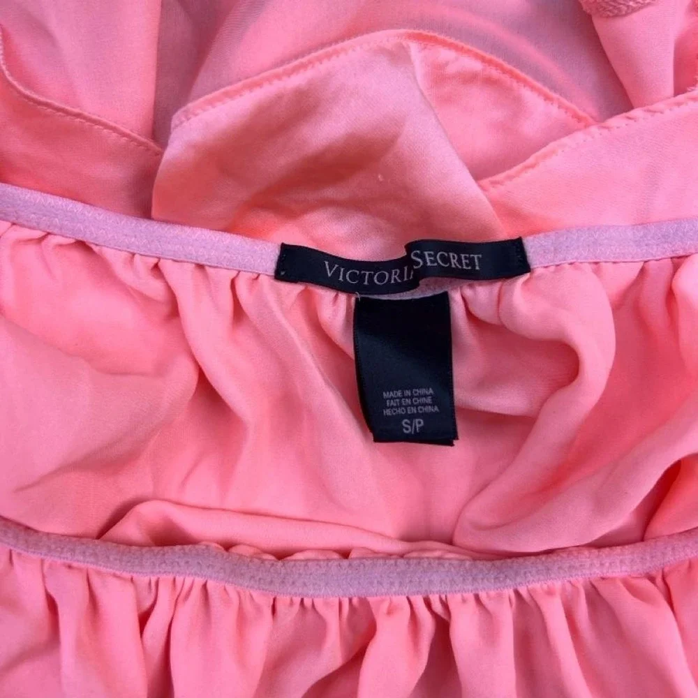 Victoria's Secret Satin Strappy Nightgown Lingerie Slip Dress Size Small